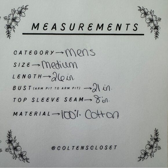 Denim & Flower Men's Black Short Sleeve Shirt w/ White Dots 100% Cotton - Picture 5 of 5